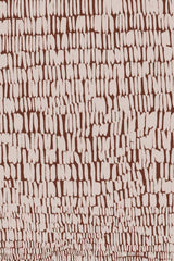 Short Beige Strokes Pattern Poster och Canvastavla