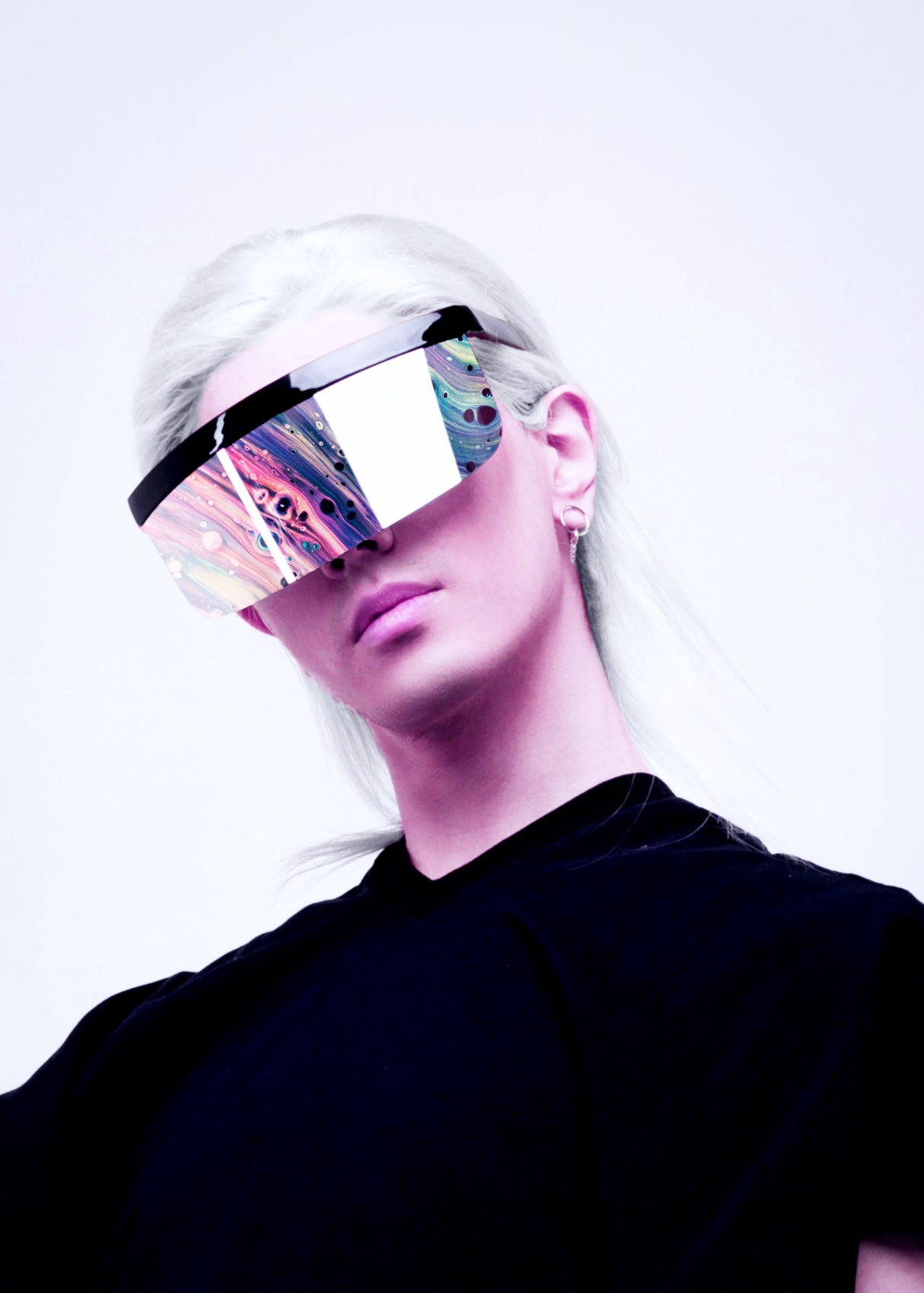 Woman Cyberpunk Poster och Canvastavla