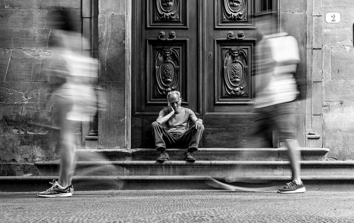thoughtful man Poster och Canvastavla