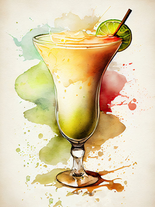 Drinks cocktail Poster och Canvastavla