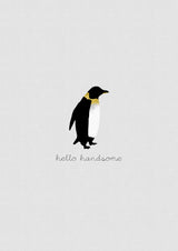 Couples Quote Penguin I Poster och Canvastavla