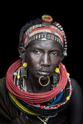 Toposa tribes woman Poster och Canvastavla