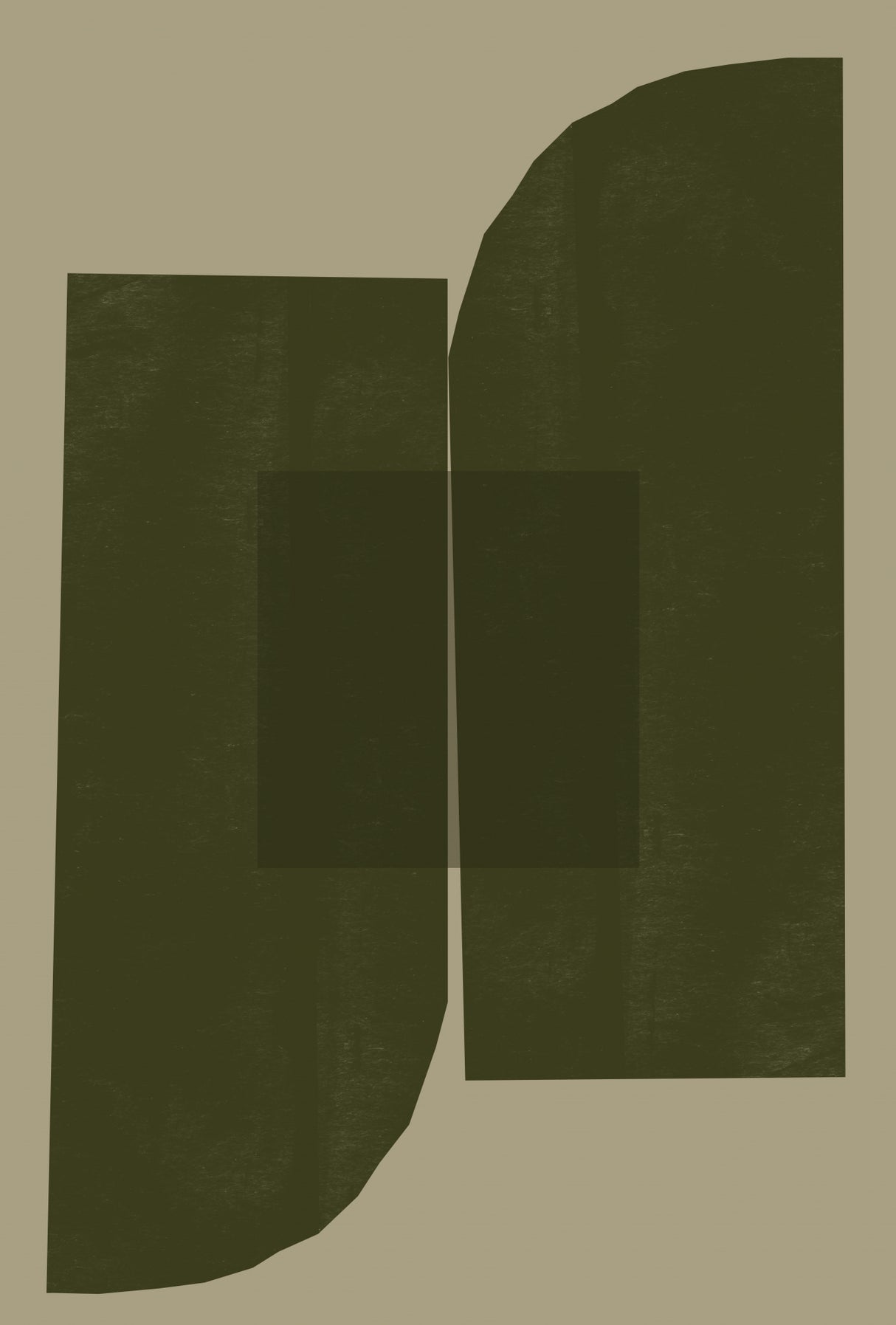 Green Composition _2 Poster och Canvastavla