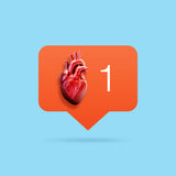 Like from Heart Poster och Canvastavla