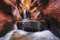 Canyon Waterfall Poster och Canvastavla