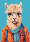 Lama 4 Poster och Canvastavla