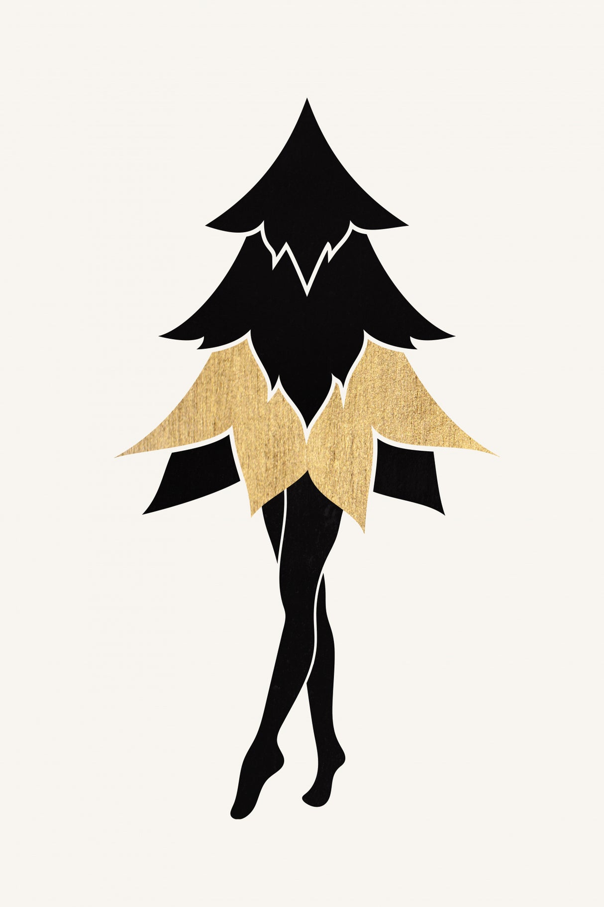 Lady Gaga At Christmas (vers.2) Poster och Canvastavla