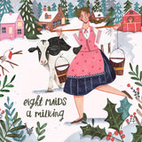 Eight Maids a Milking Poster och Canvastavla