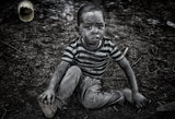Samburu child-II - Kenya Poster och Canvastavla