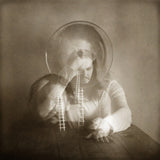 Я точка лестница (Jacob's Ladder or portrait painted with tea) Poster och Canvastavla