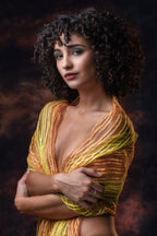 Yellow Scarf Poster och Canvastavla