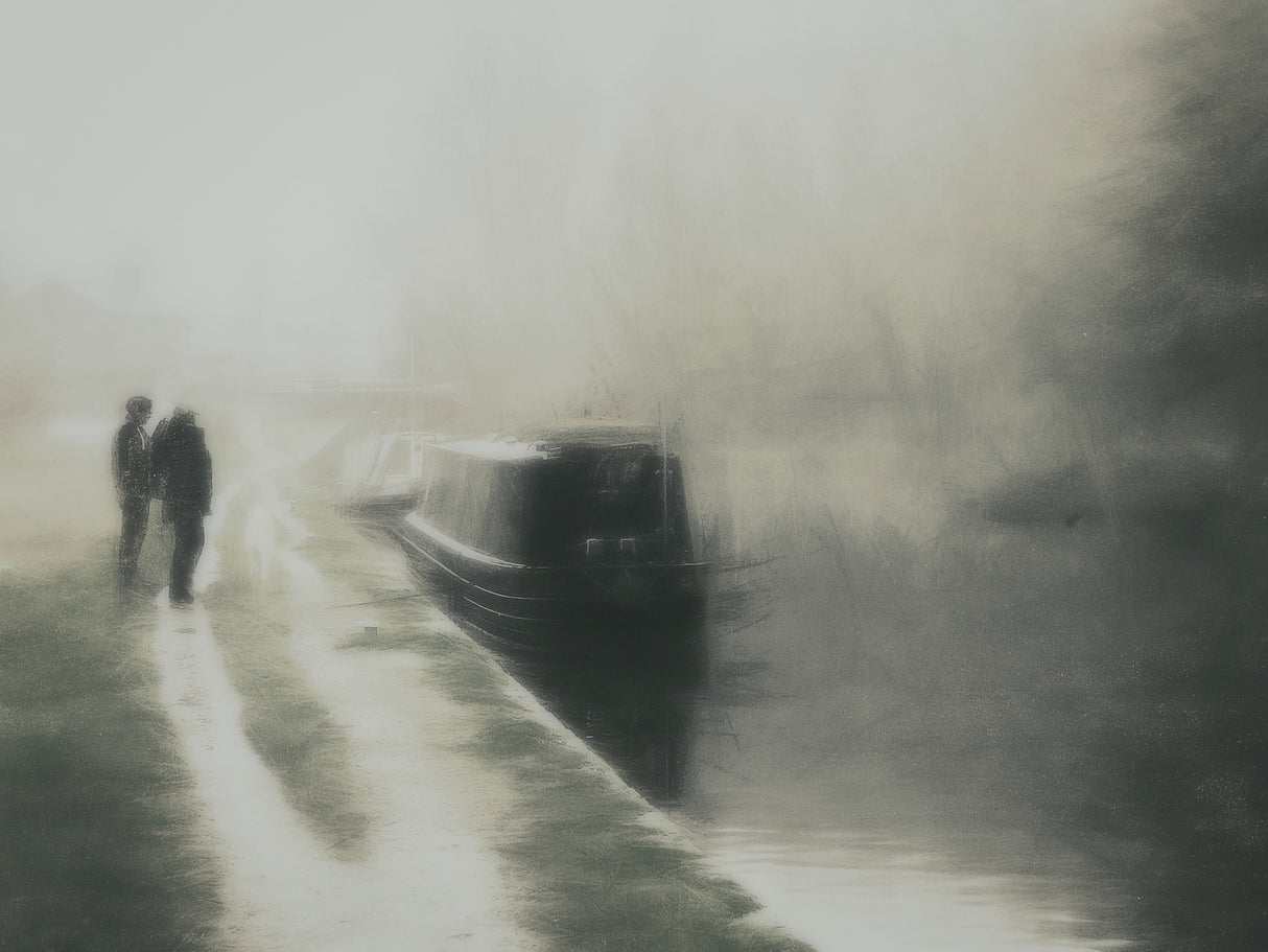 Chatting By The Canal Poster och Canvastavla