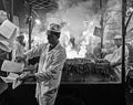 Street cooking Poster och Canvastavla