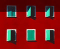 Green on red Poster och Canvastavla