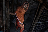 Rohingya woman showing her home full of mud by the rains - Bangladesh Poster och Canvastavla