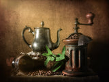 Mint and coffee Poster och Canvastavla