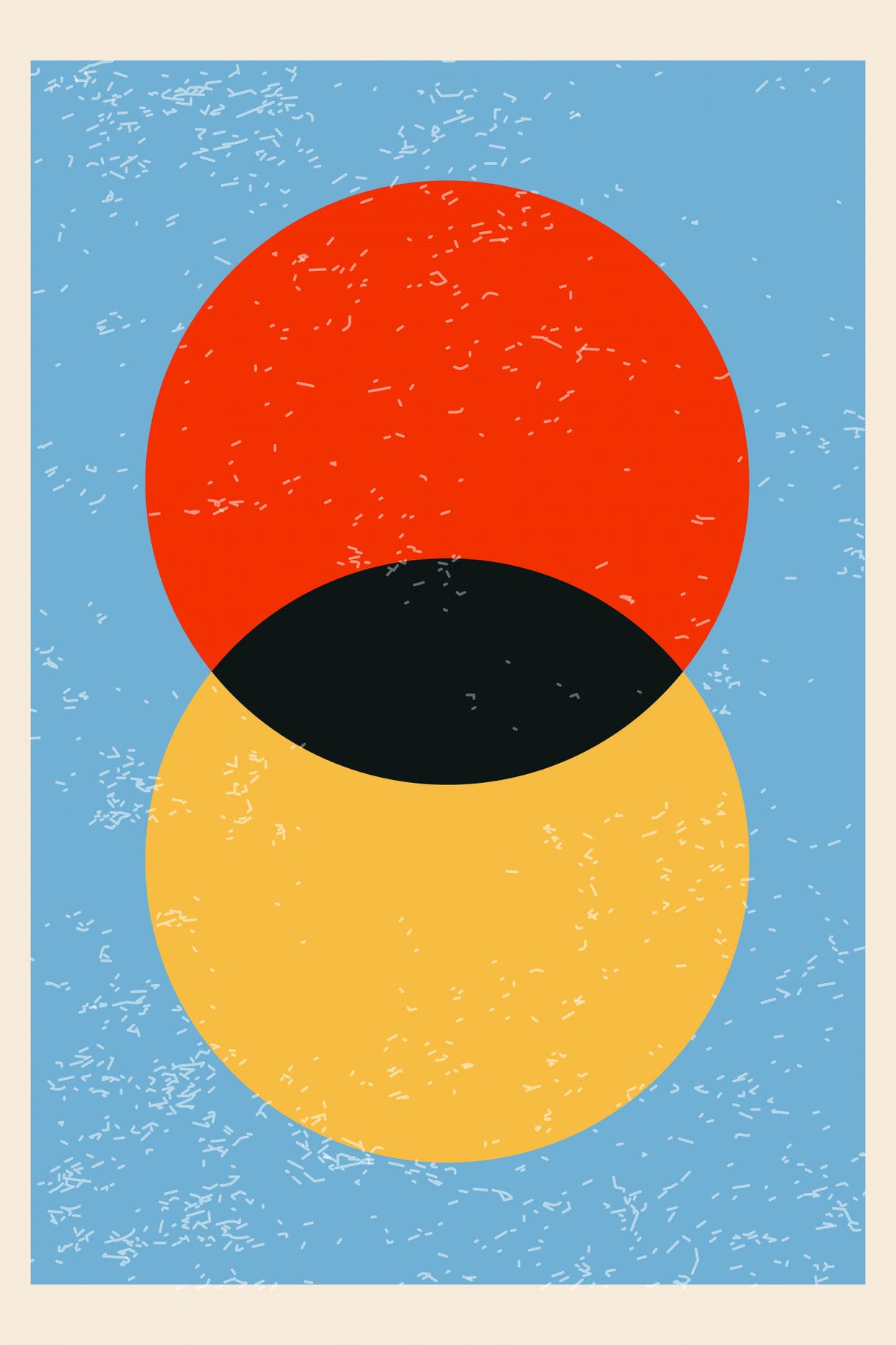 Minimal Abstract Shapes Series #25 Poster och Canvastavla