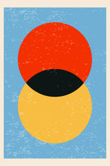 Minimal Abstract Shapes Series #25 Poster och Canvastavla