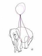 Baby Float Away Poster och Canvastavla