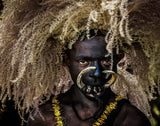 Papua New Guinea Portrait Poster och Canvastavla