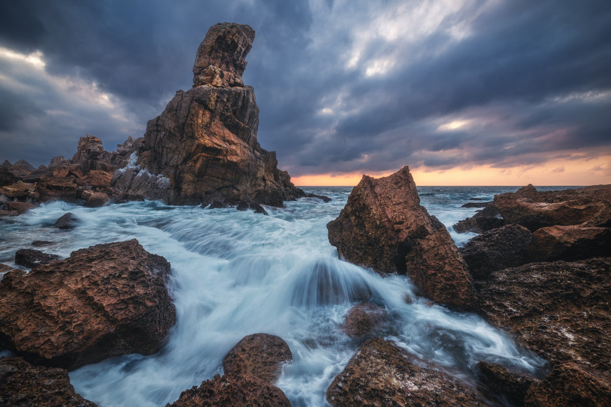 Spain - Urros de Liencres Sunset Poster och Canvastavla