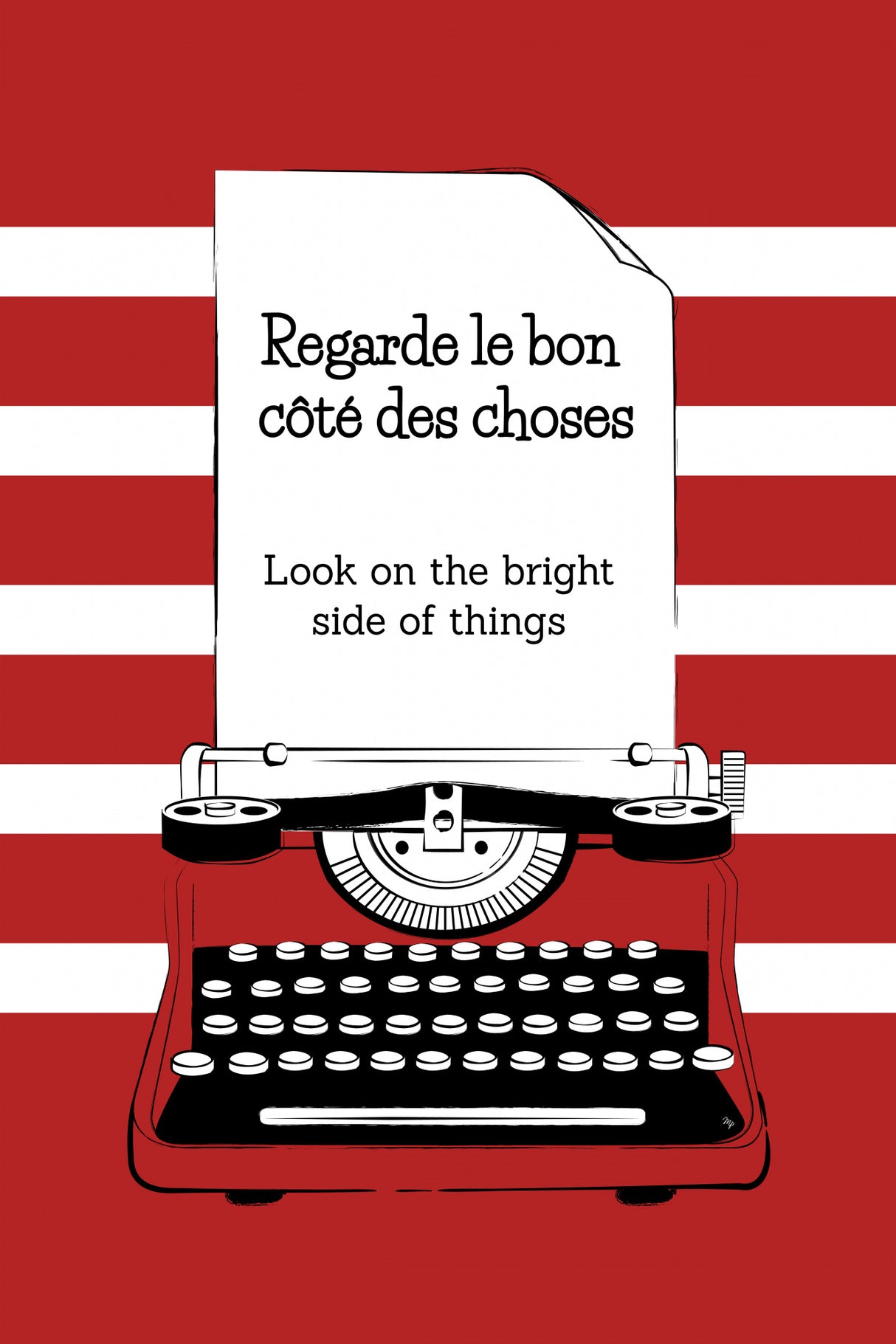 Bright Side Poster och Canvastavla