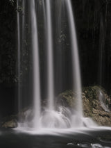 beautiful waterfall in the mountain Poster och Canvastavla