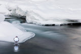 Flow under ice and snow Poster och Canvastavla