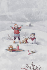 Winter Girl (1) Poster och Canvastavla