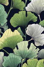 Ginko Biloba leaves 13 Poster och Canvastavla