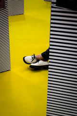 Activities on the yellow floor Poster och Canvastavla