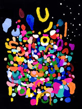 Rainbow Rain At Night Poster och Canvastavla