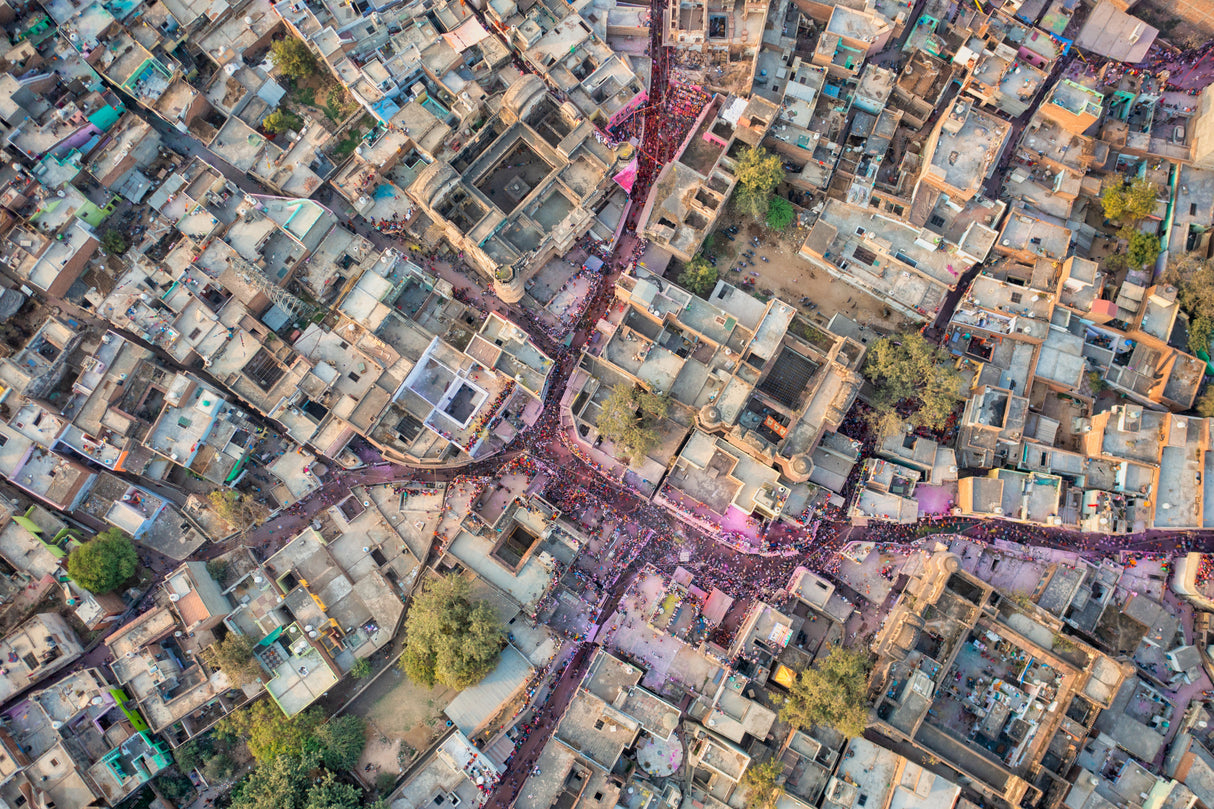 Roads of holi Poster och Canvastavla