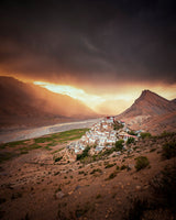 Storm at Key Monastery Poster och Canvastavla