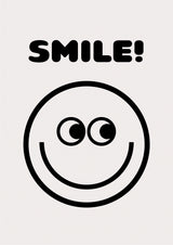 Smile Poster och Canvastavla