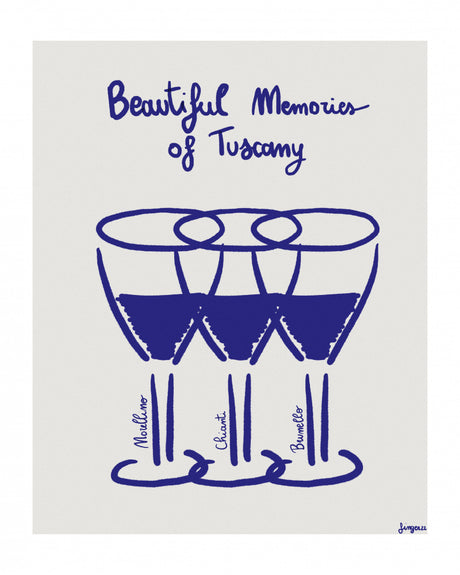Il vino Kitchen poster eller kökstavla