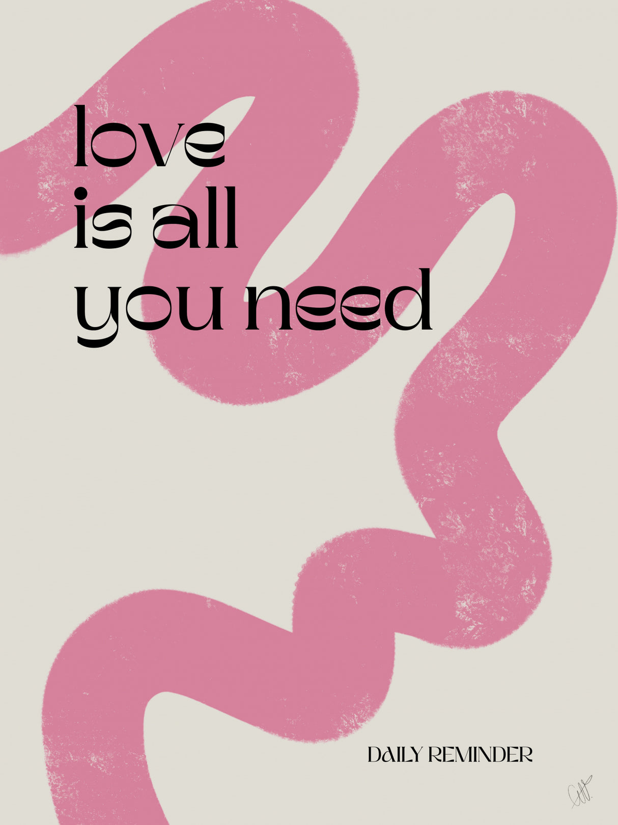 Love is all you need Poster och Canvastavla