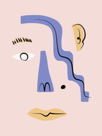 Portrait Collage Poster och Canvastavla
