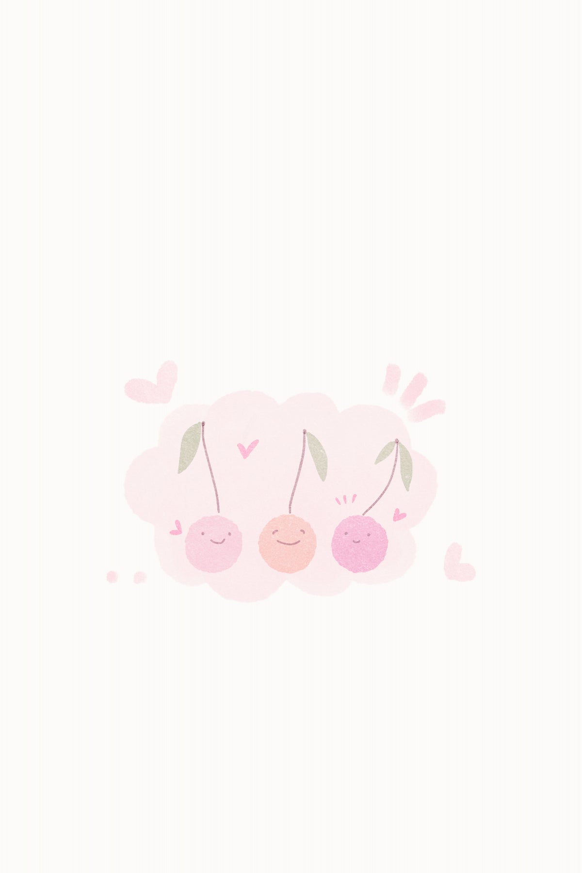 Cherry Pastel Poster och Canvastavla