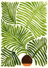 Summer Fern Poster och Canvastavla
