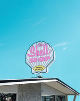 Shell Shop Vintage Sign Poster och Canvastavla