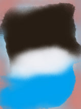 White Divide Abstract Liquify Poster och Canvastavla