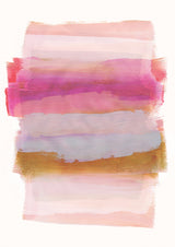 Abstract Brush Strokes 45 A1 Poster och Canvastavla
