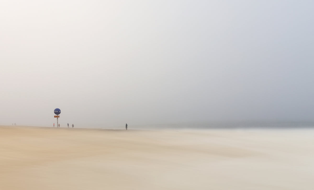 autumn on the beach Poster och Canvastavla