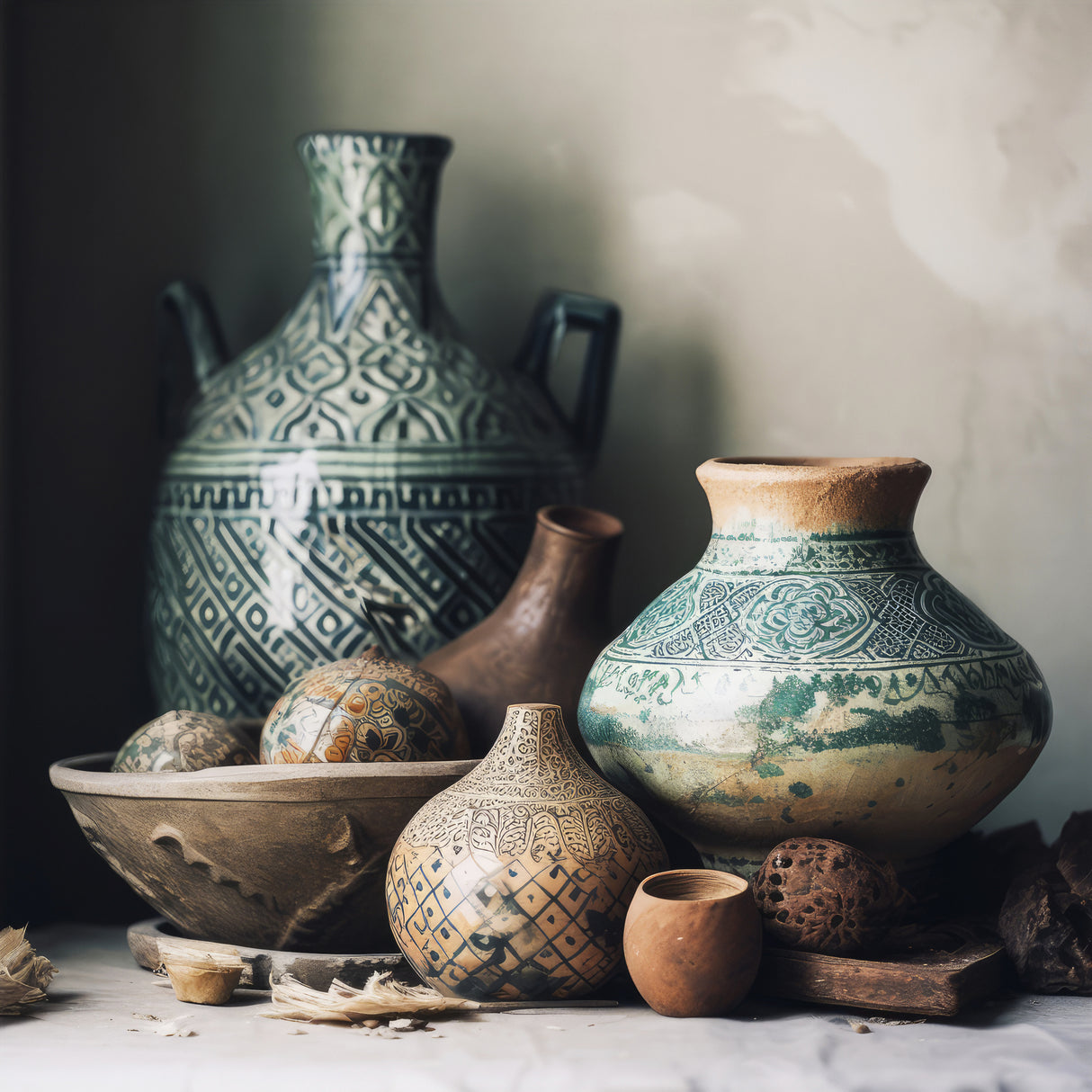 Moroccan Still Life No 11 Poster och Canvastavla