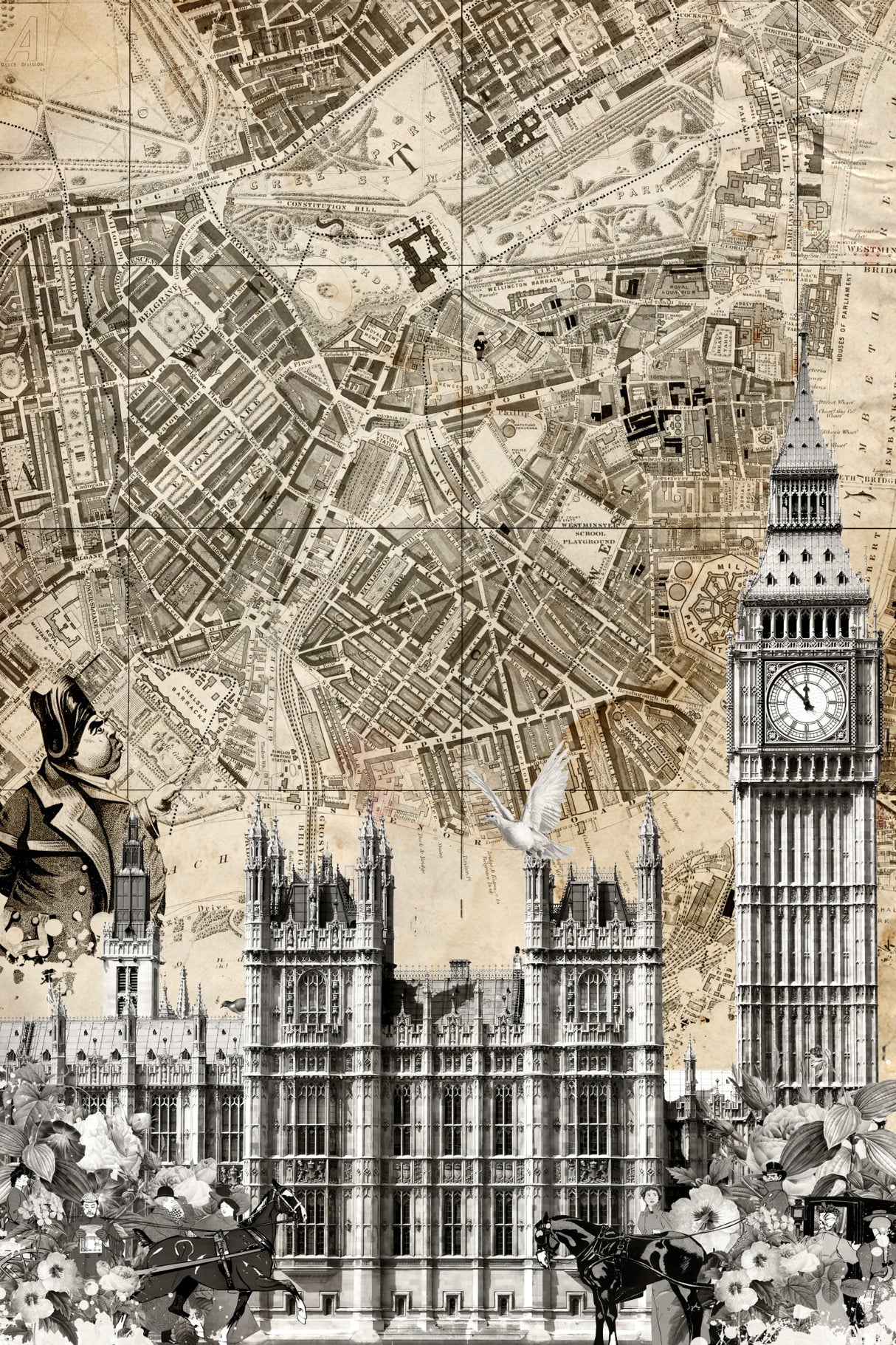 London Westminster (City Breaks) Poster och Canvastavla