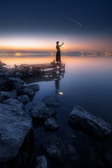 Beside the lake Poster och Canvastavla