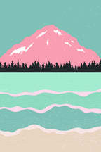 Minimal Mountains #3 Poster och Canvastavla