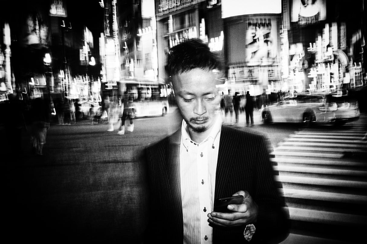 Shibuya Street - TOKYO 2016 Poster och Canvastavla