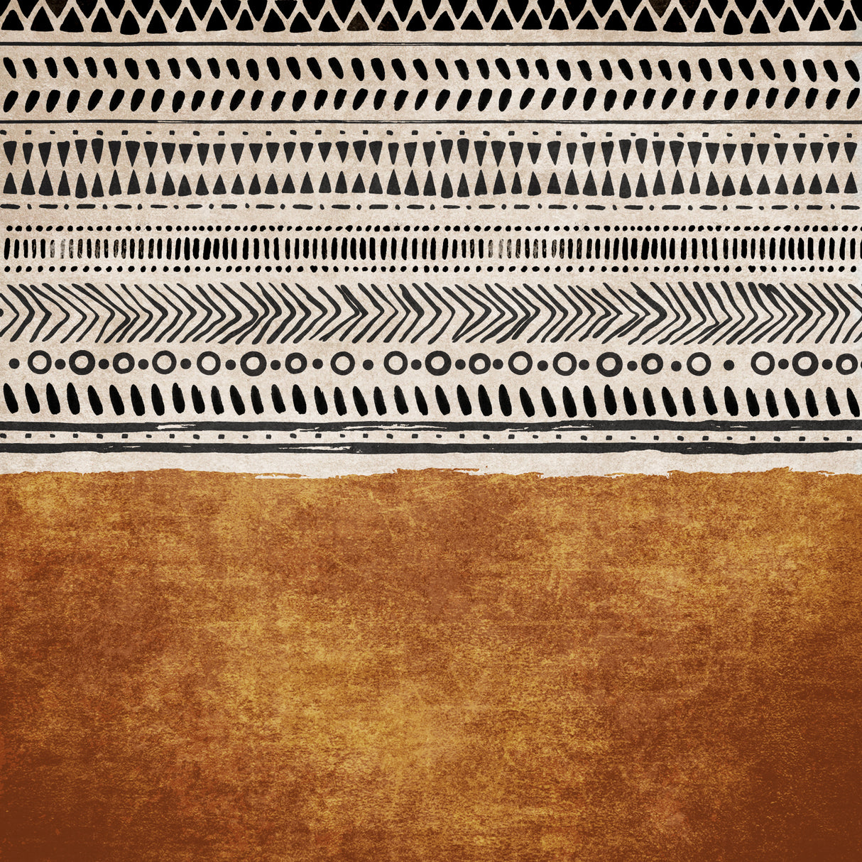 Kilim Turuncu Poster och Canvastavla